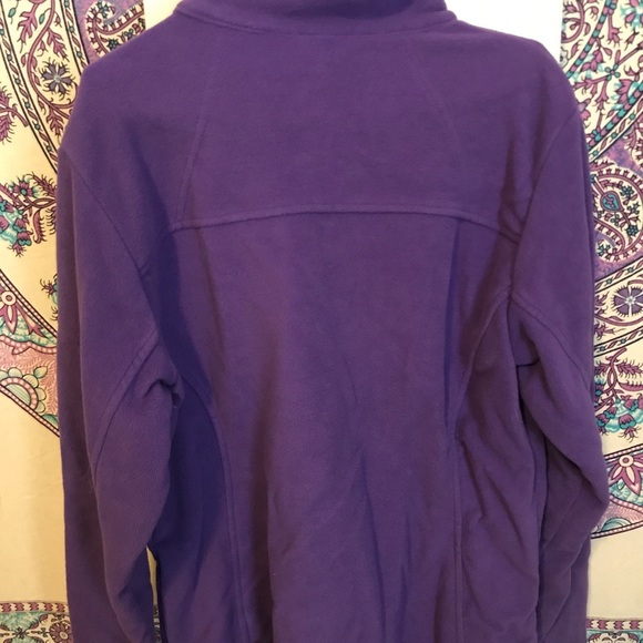 Purple Columbia Zip Up Fleece - Picture 3 of 3